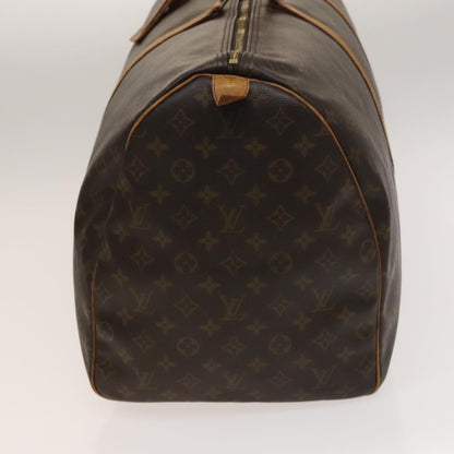 Louis Vuitton Keepall 60, Brown, Canvas, travel