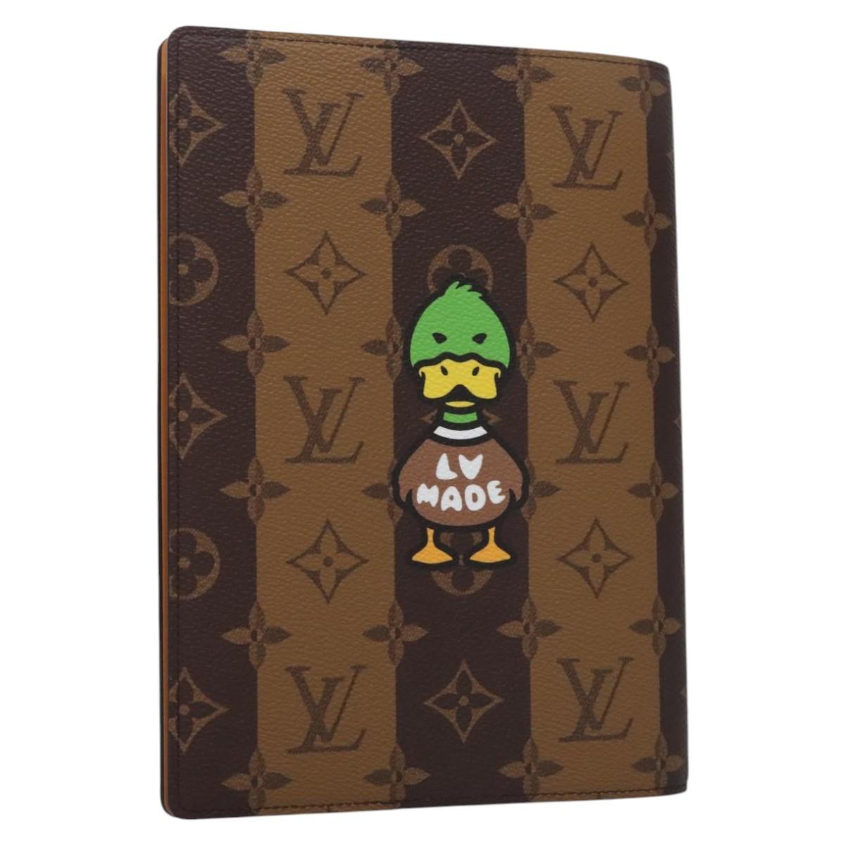 Louis Vuitton Nigo, Brown, Canvas, wallet