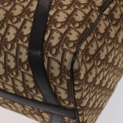 Dior Boston, Brown, Canvas, travel