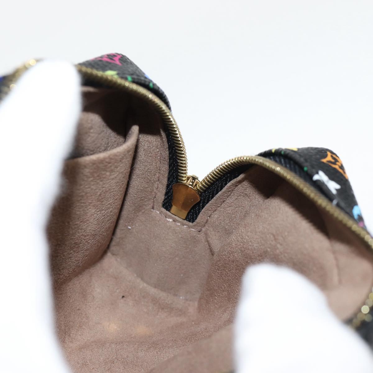 Louis Vuitton Wapity, Black, Canvas, clutch