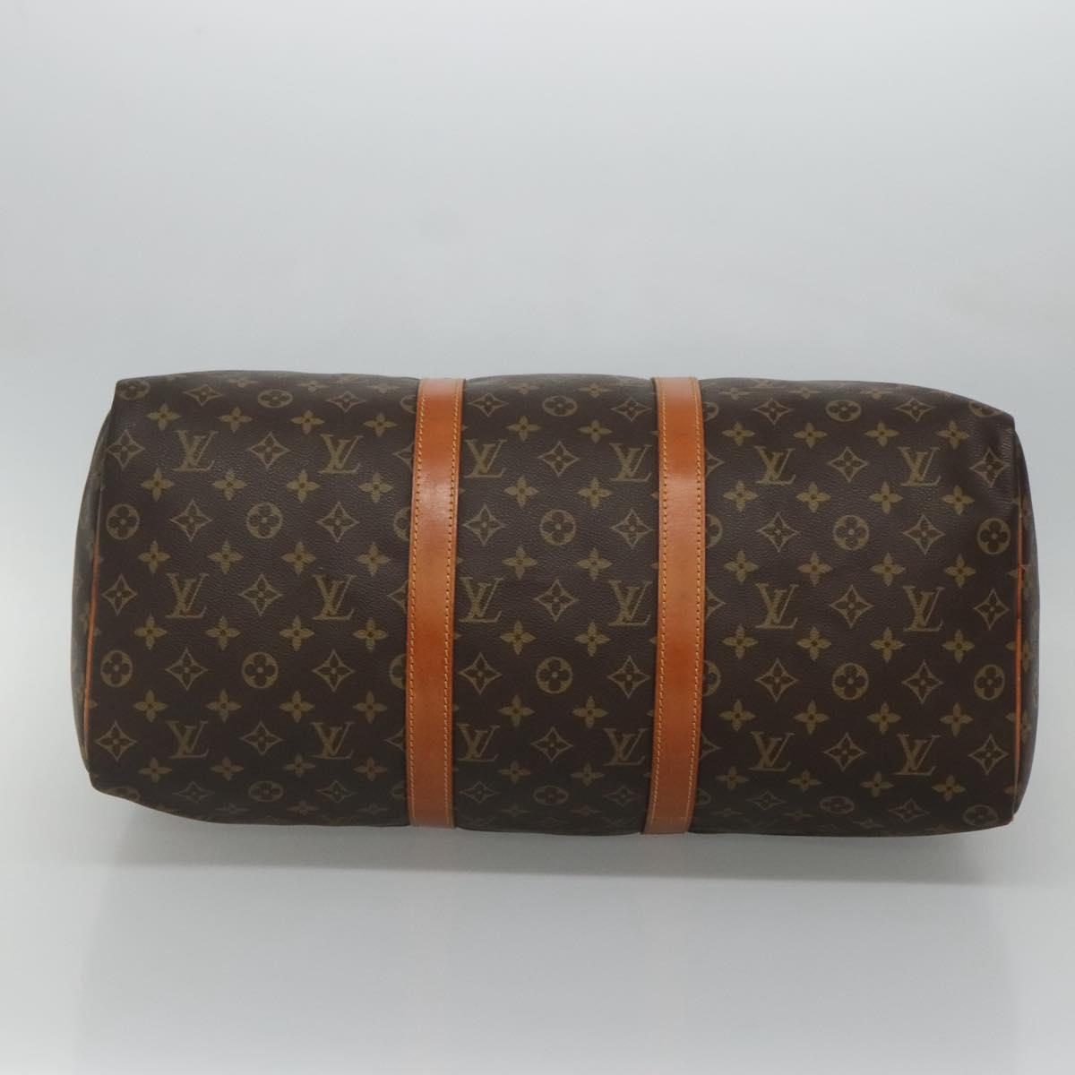 Louis Vuitton Keepall 50, Brown, Canvas, travel