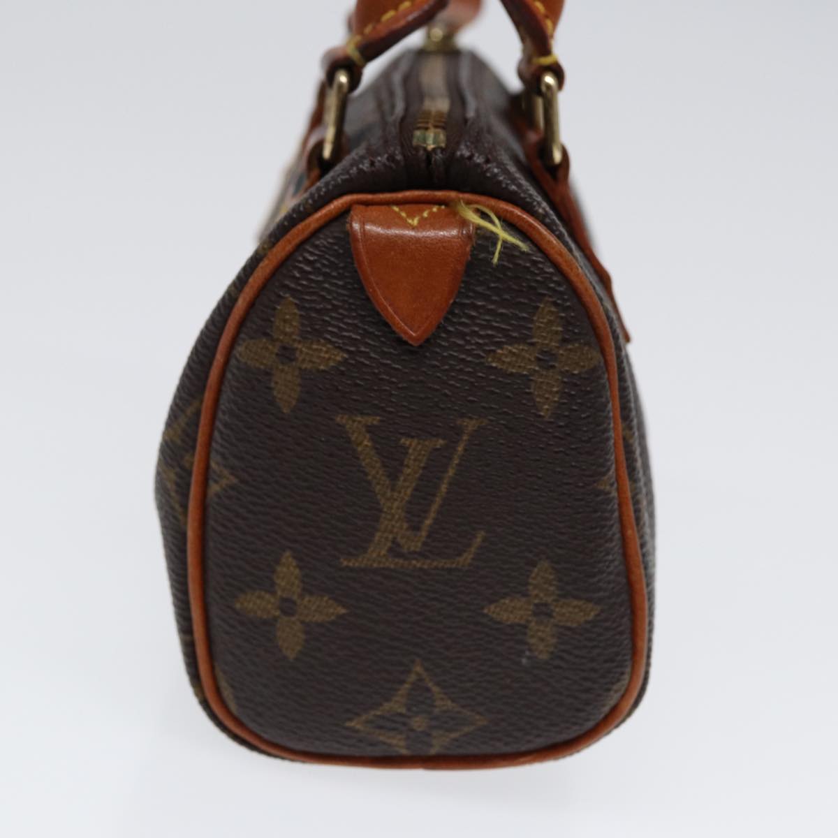 Louis Vuitton Mini speedy, Brown, Canvas, handbag