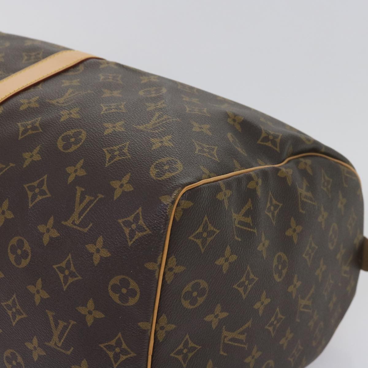 Louis Vuitton Keepall 50, Brown, Canvas, travel