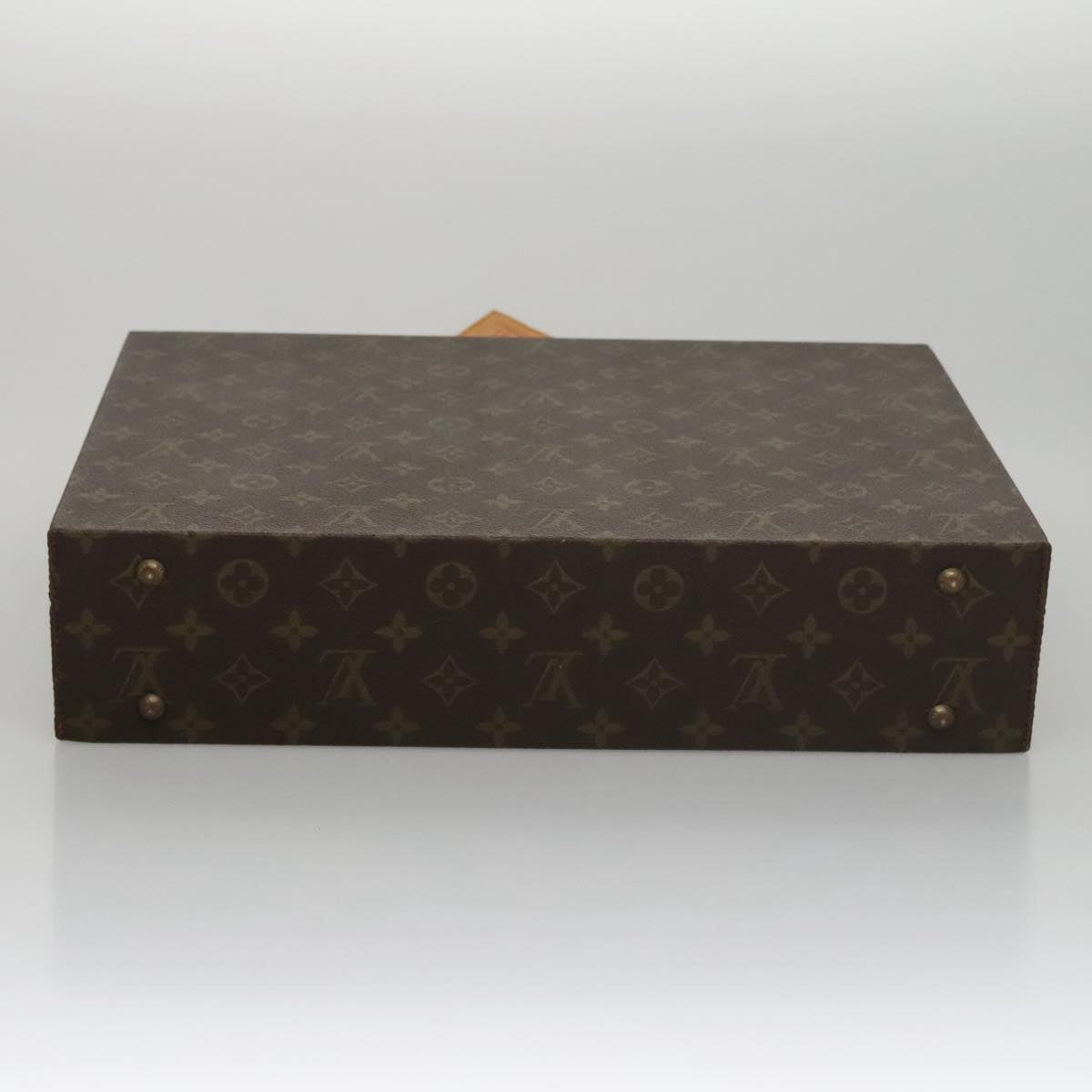 Louis Vuitton President, Brown, Canvas, briefcase