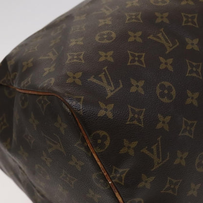 Louis Vuitton Keepall 50, Black, Canvas, travel
