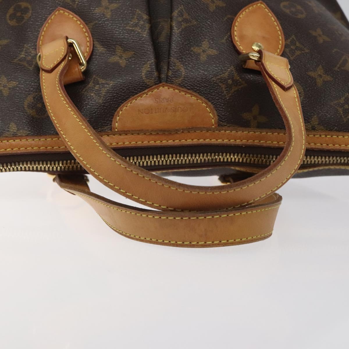 Louis Vuitton Palermo, Brown, Canvas, tote