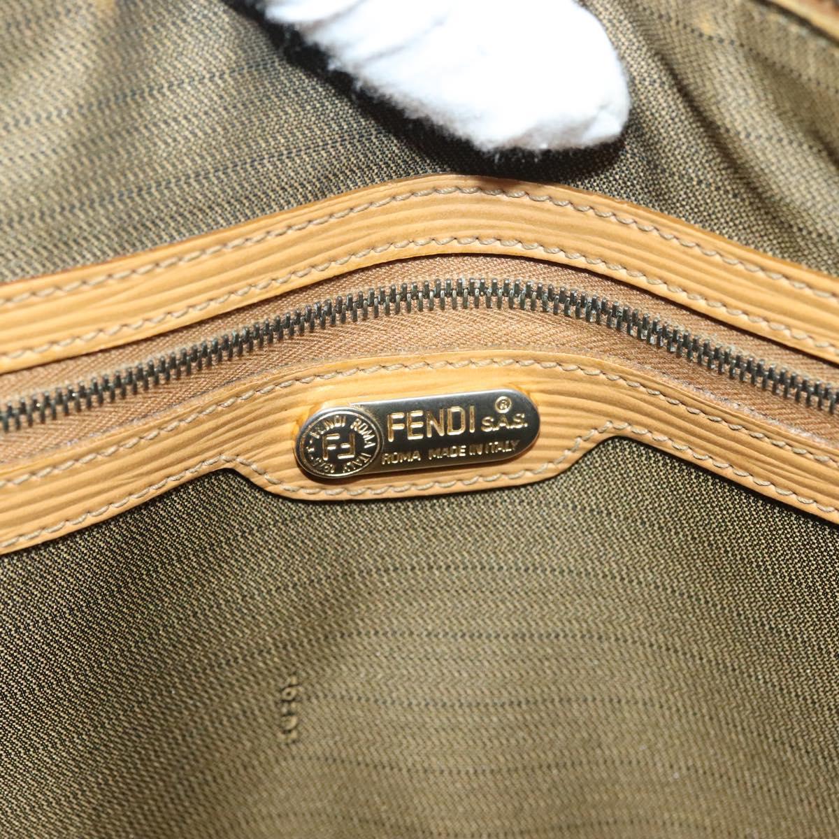 Fendi Zucca, Brown, Canvas, handbag