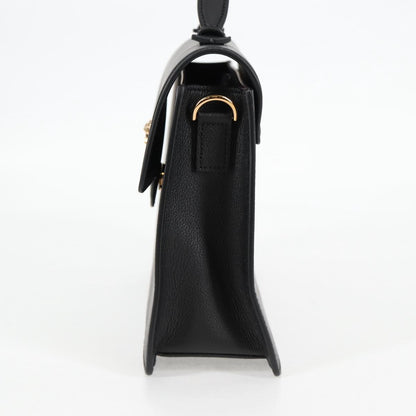 Versace Medusa, Black, Leather, handbag