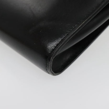 Hermès H, Black, Leather, clutch