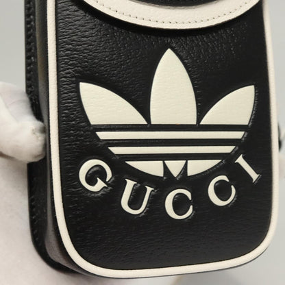 Gucci, Black, Leather, shoulder