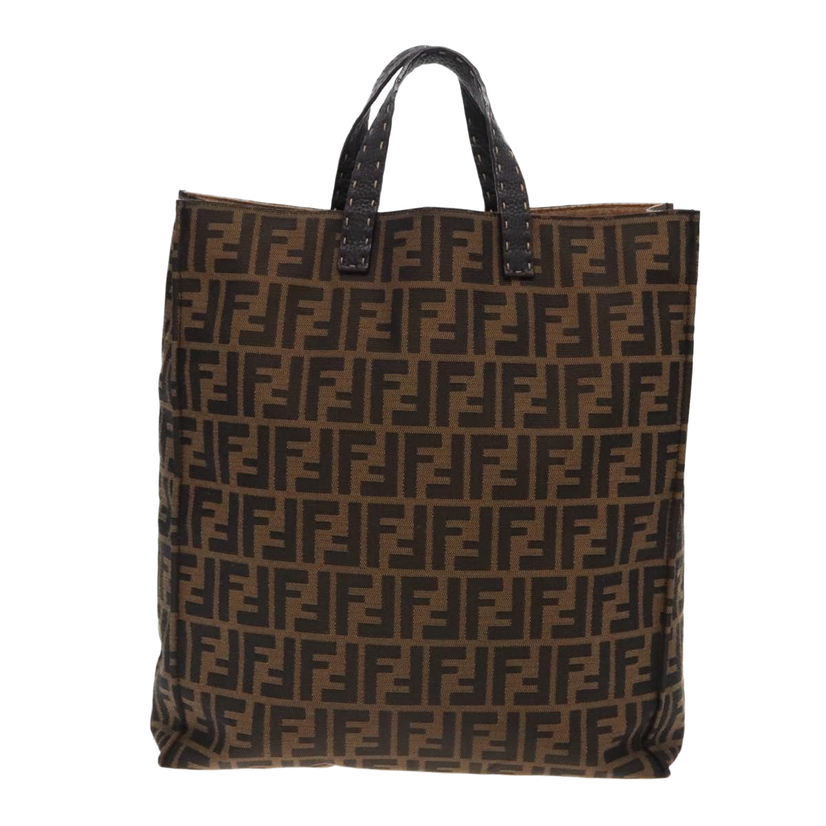 Fendi Selleria, Brown, Canvas, tote