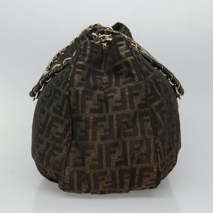 Fendi Zucca, Brown, Canvas, tote