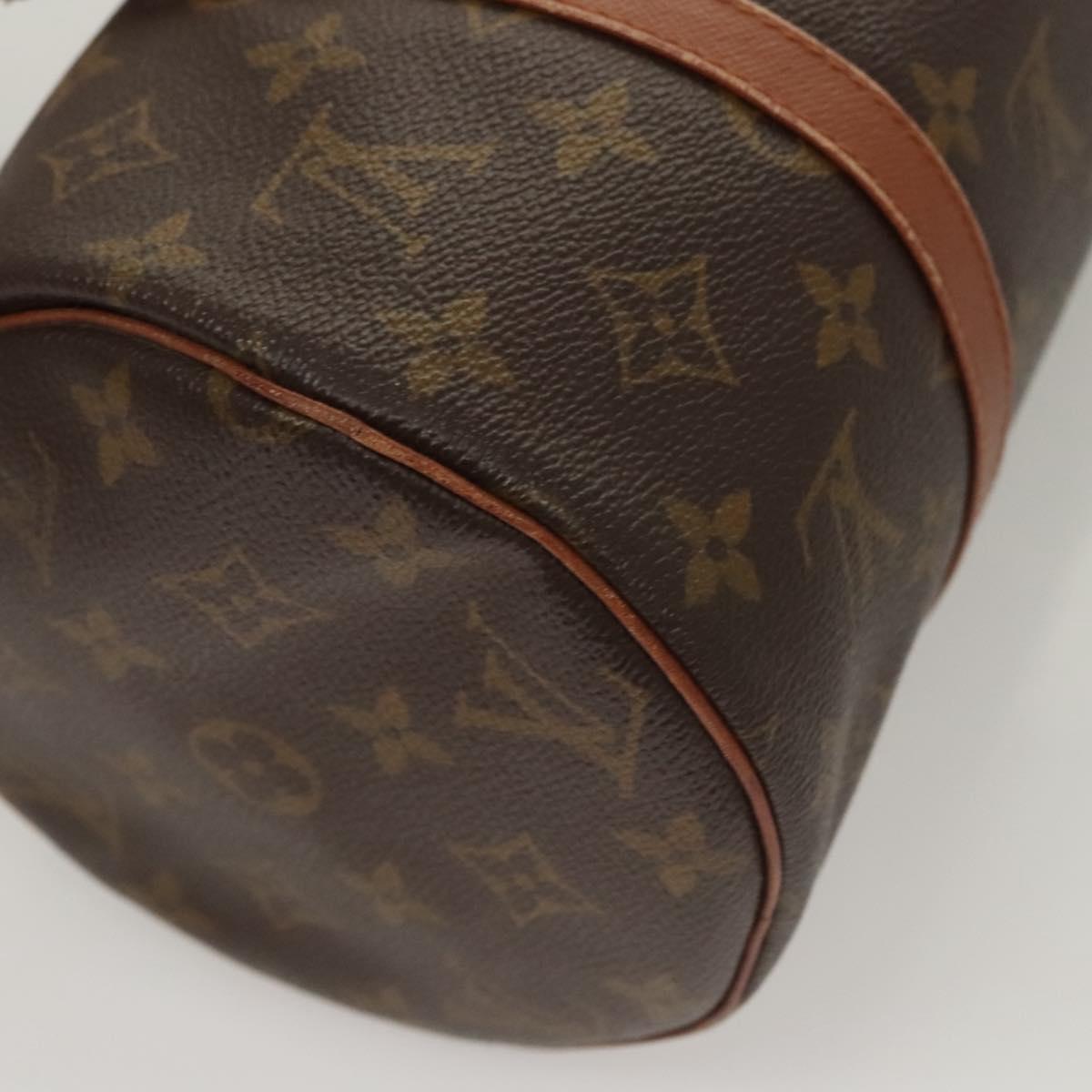 Louis Vuitton Papillon Handbag Monogram Canvas, BROWN, CANVAS, Handbag