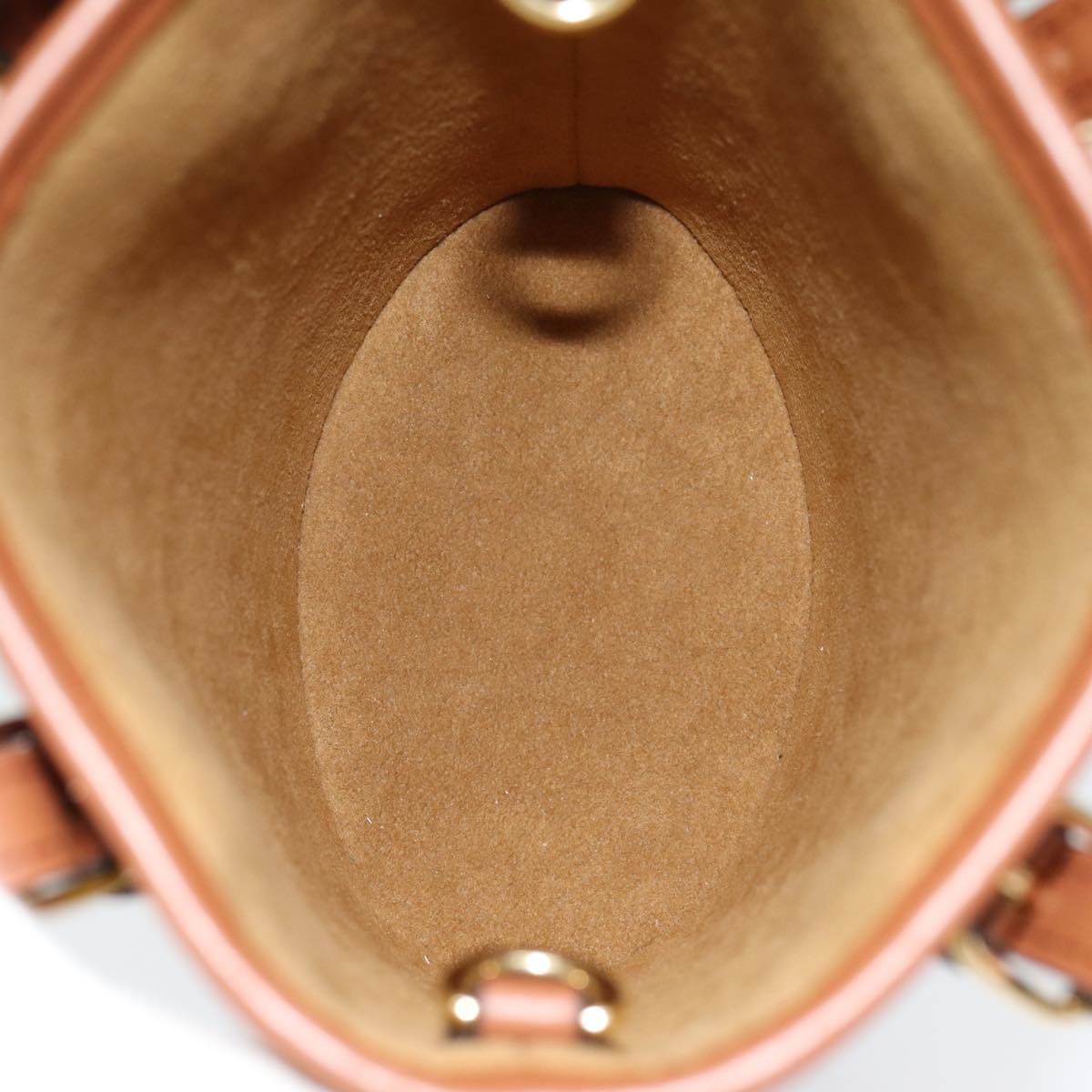 Louis Vuitton Bucket, Beige, Canvas, shoulder