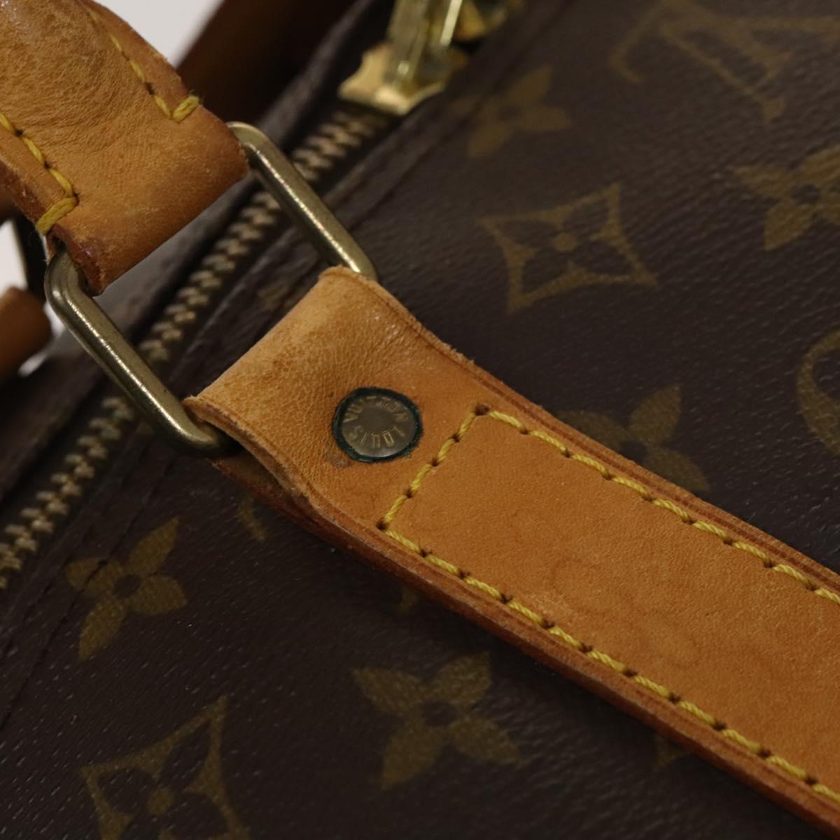 Louis Vuitton Keepall 60, Brown, Canvas, travel