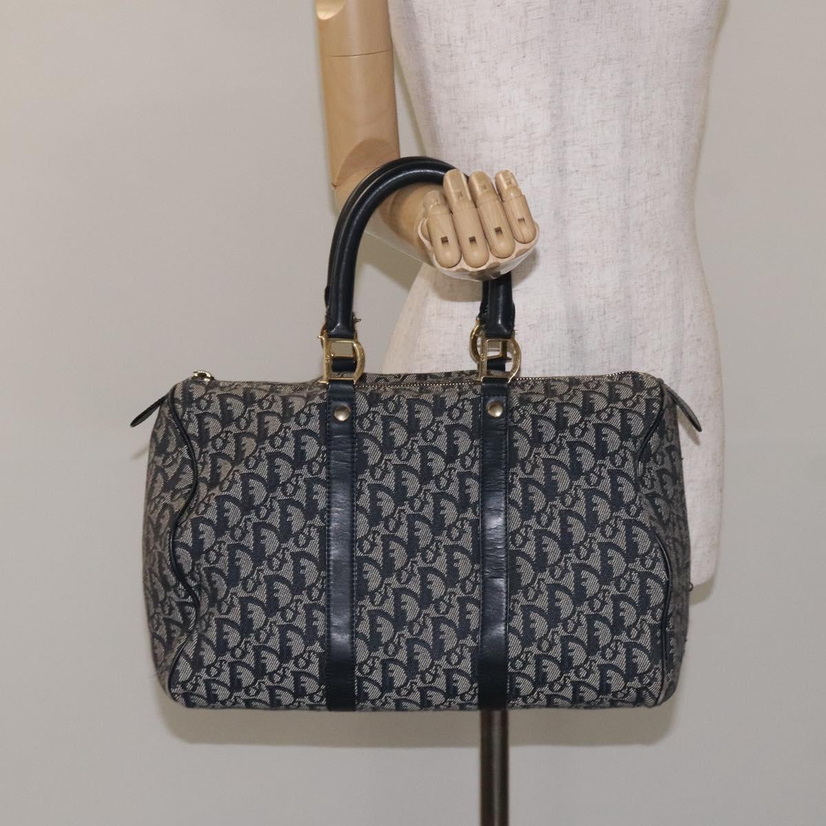 Dior Trotter, Navy, Canvas, travel