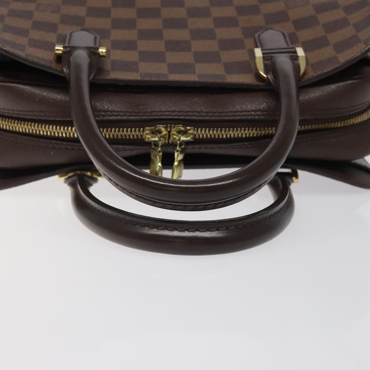 Louis Vuitton Triana, Brown, Canvas, handbag
