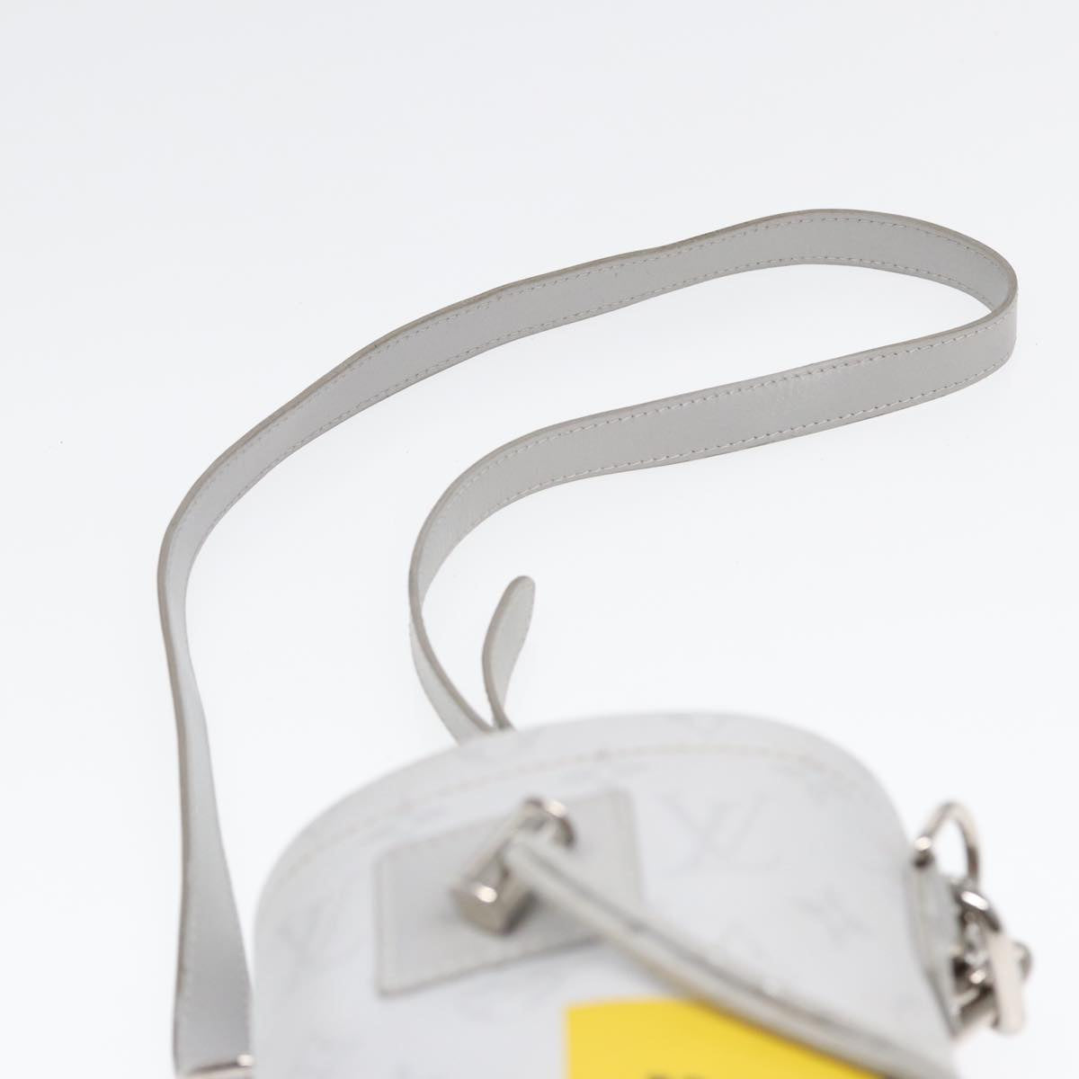 Louis Vuitton Chalk Nano, White, Leather, shoulder