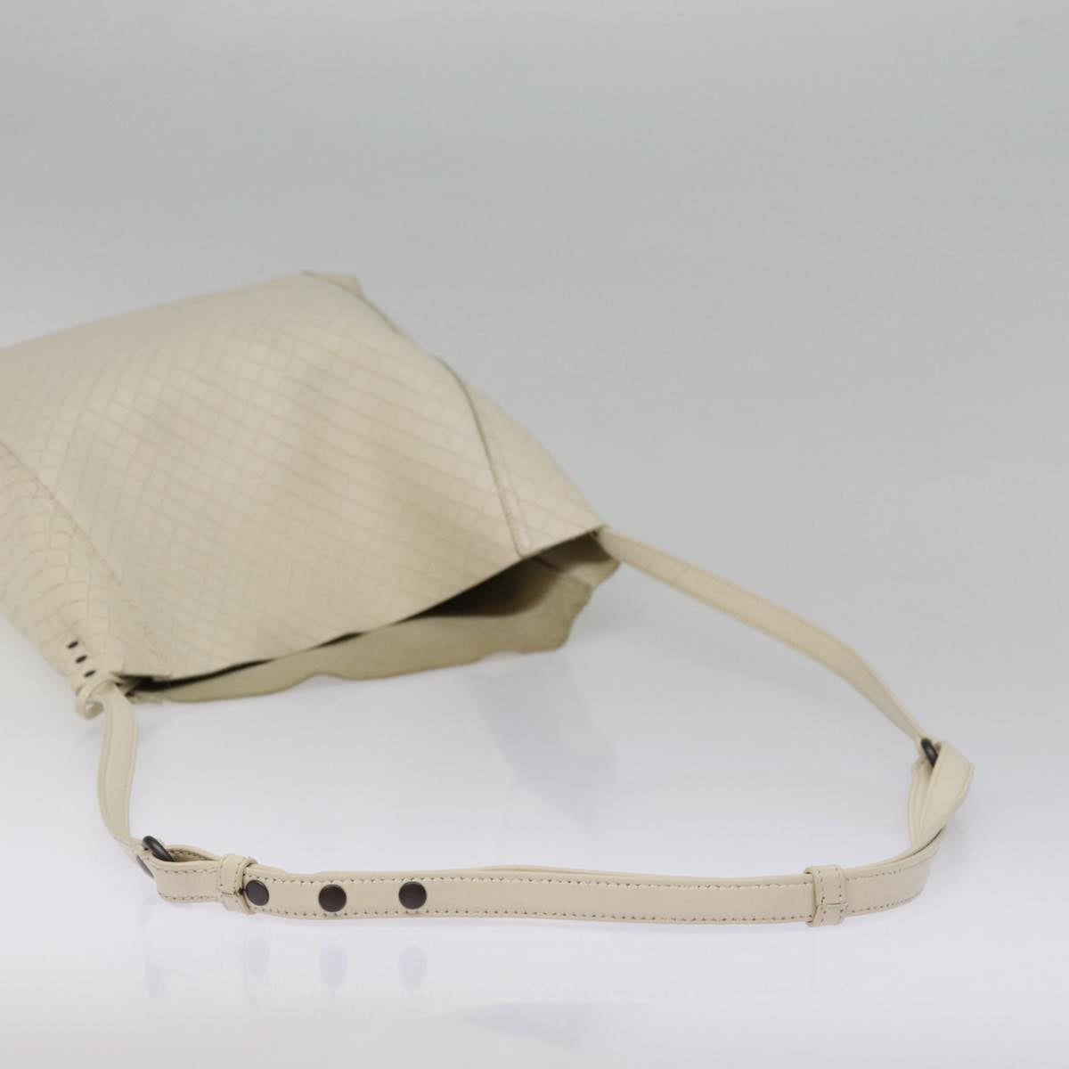 Bottega Veneta Intrecciato, White, Leather, shoulder