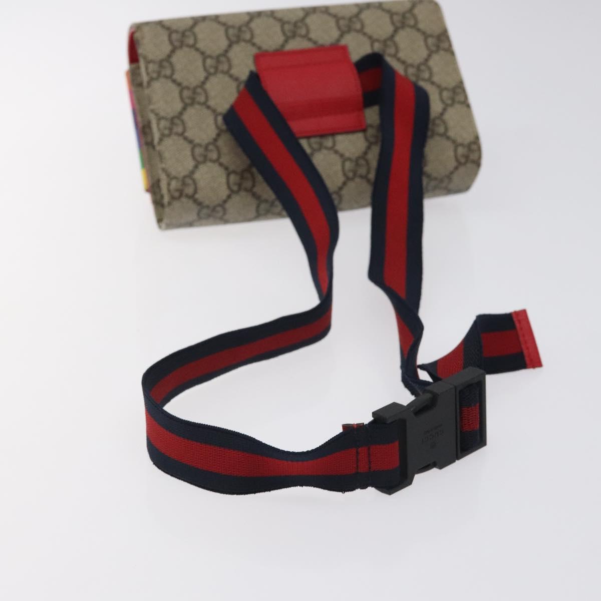 Gucci Butterfly, Beige, Canvas, shoulder