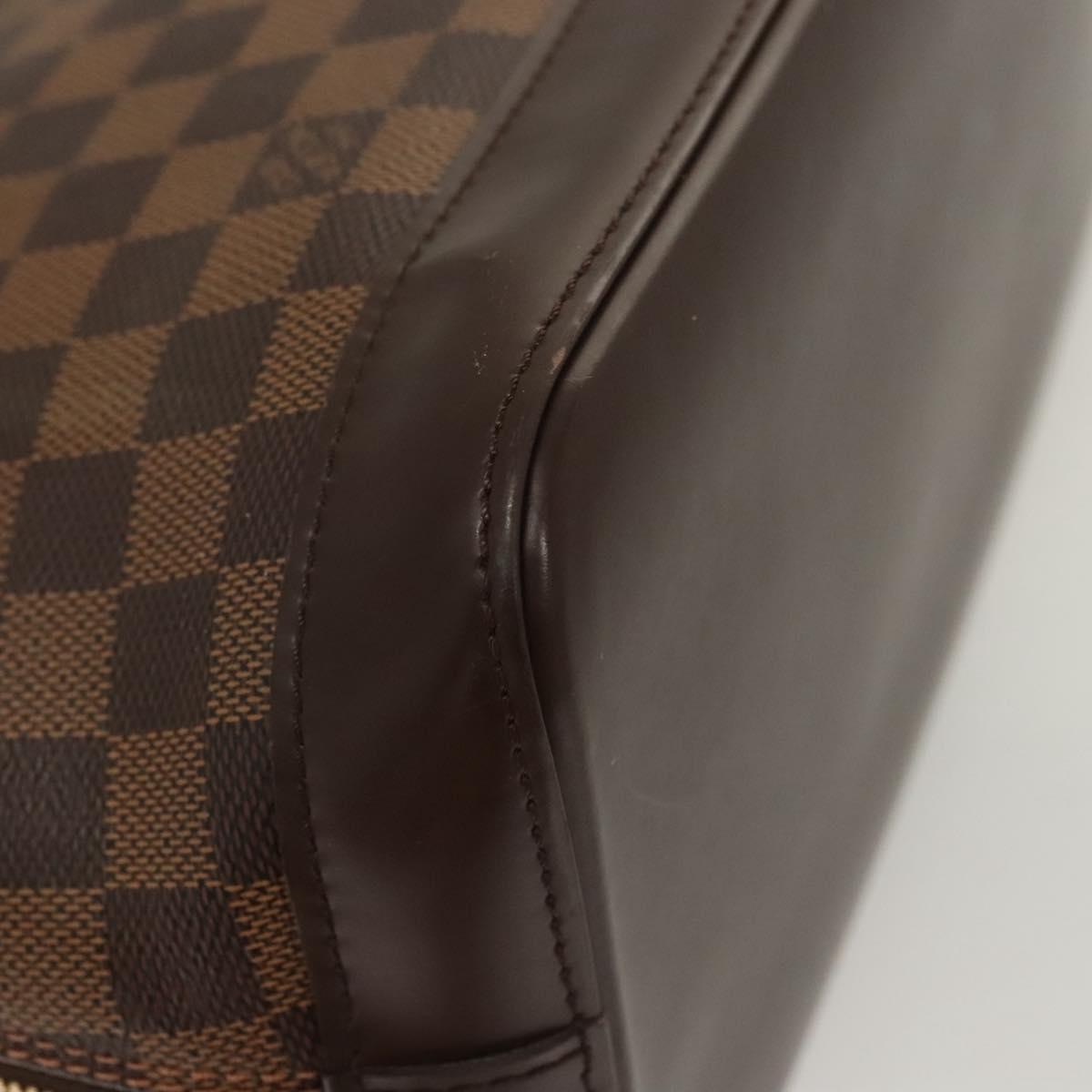 Louis Vuitton Alma BB, Brown, Canvas, handbag