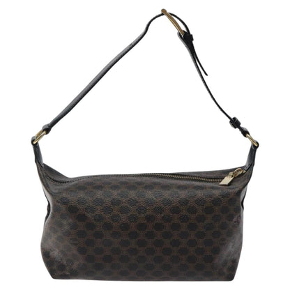 Céline Macadam, Brown, Canvas, shoulder