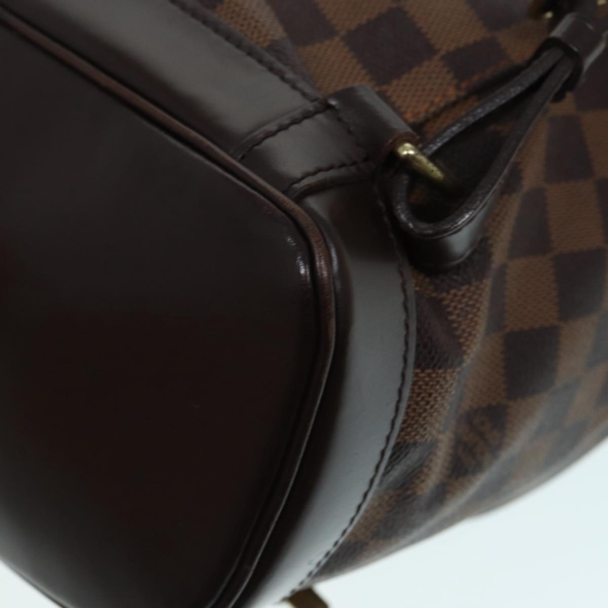 Louis Vuitton Montsouris, Brown, Canvas, backpack