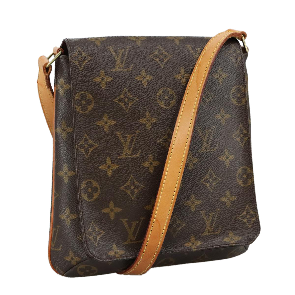 Louis Vuitton Musette Salsa Handbag Monogram Canvas, BROWN, CANVAS, Handbag