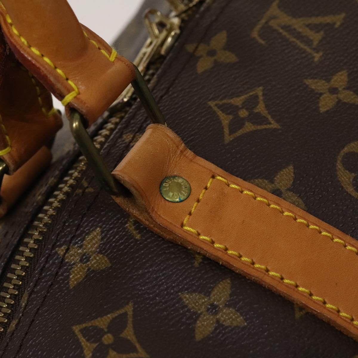 Louis Vuitton Keepall Bandoulière 60, Brown, Canvas, travel