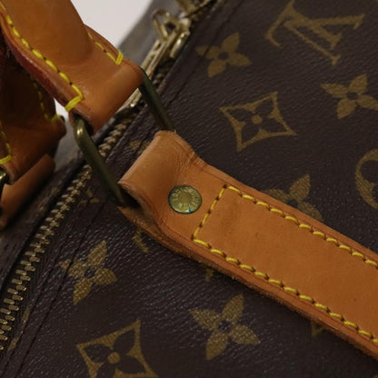 Louis Vuitton Keepall Bandoulière 60, Brown, Canvas, travel