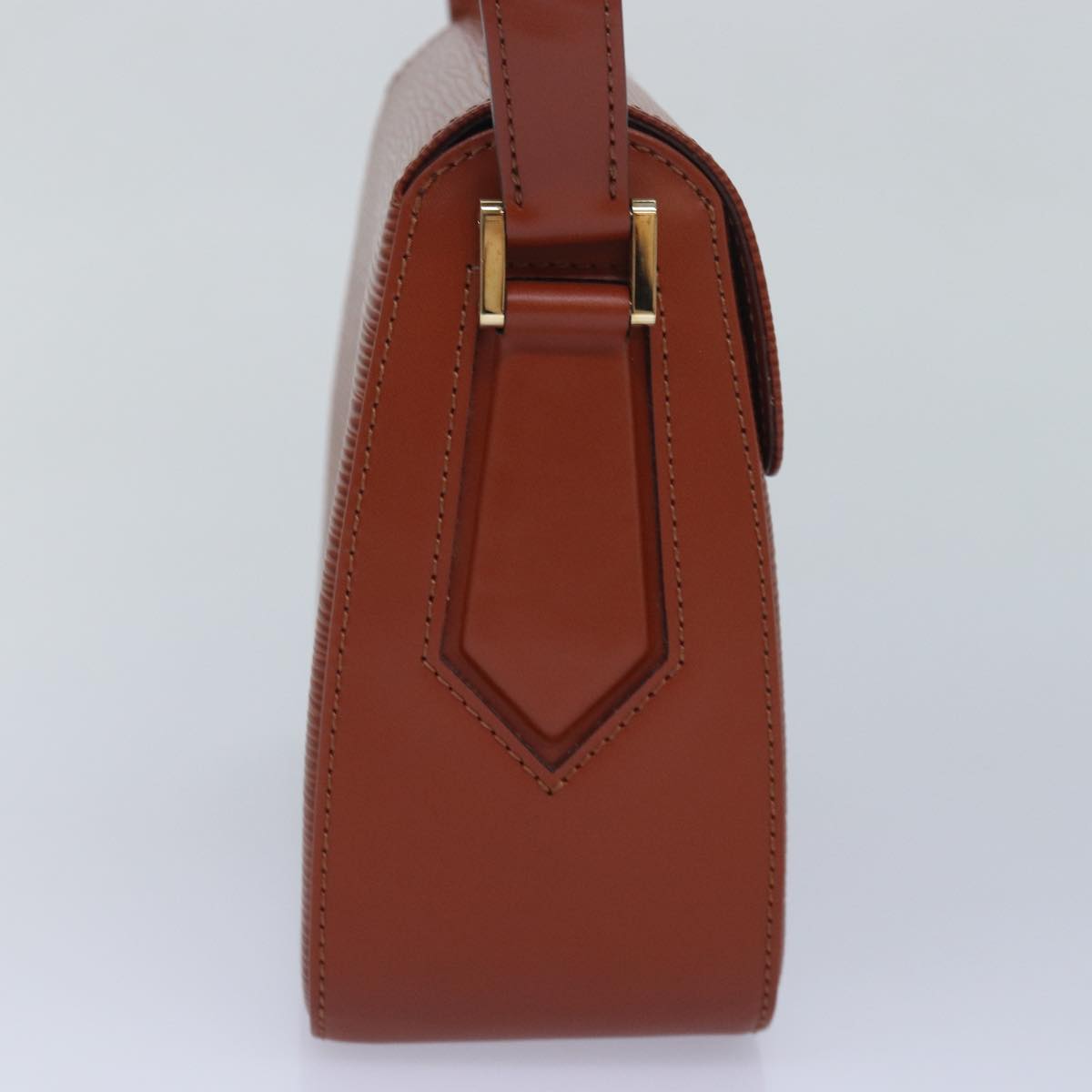 Louis Vuitton buci, Brown, Leather, shoulder