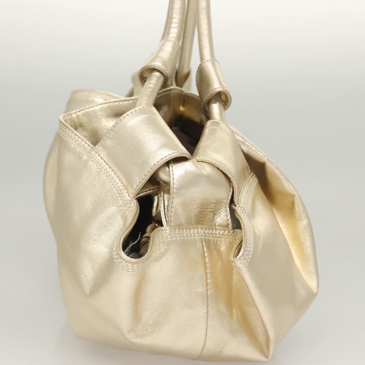 Loewe Anagram Logo Nappa Aire Hand Bag Leather, GOLD, LEATHER, Handbag