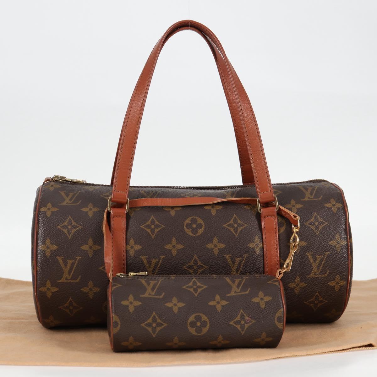 Louis Vuitton Papillon 30, Brown, Canvas, handbag