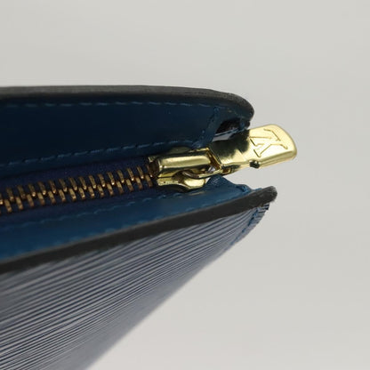 Louis Vuitton Saint Jacques Handbag Epi Leather, BLUE, LEATHER, Handbag