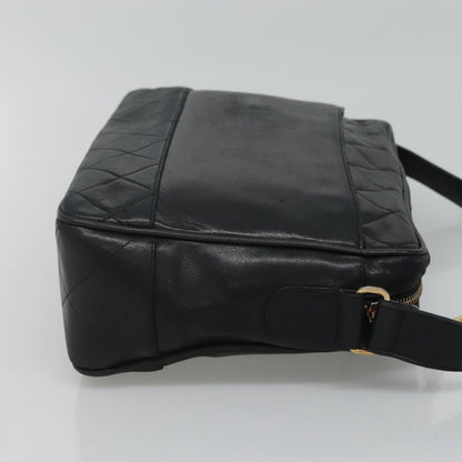 Chanel Camera, Black, Leather, shoulder