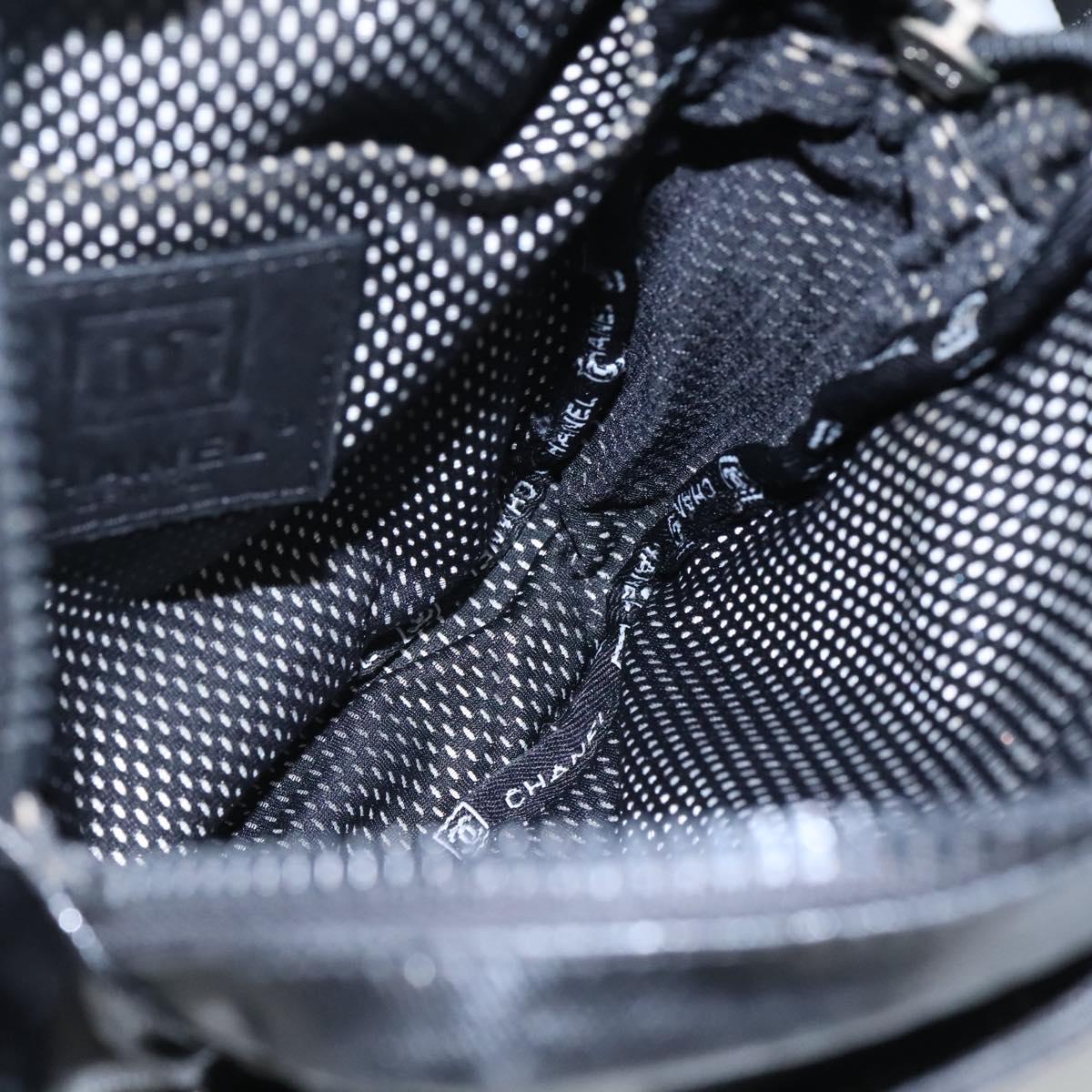Chanel Sport line, Black, Canvas, shoulder