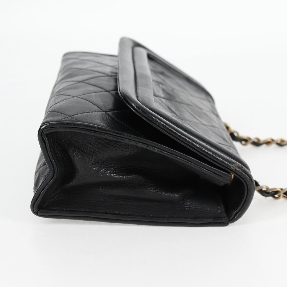 Chanel Tassel, Black, Leather, shoulder