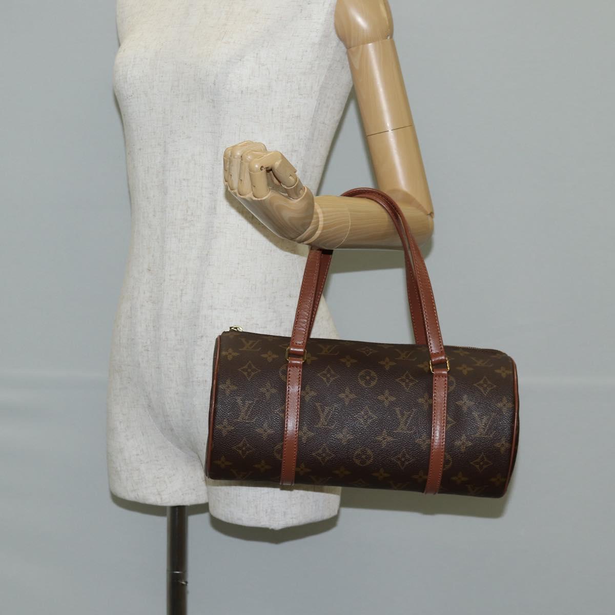 Louis Vuitton Papillon 30, Brown, Canvas, handbag