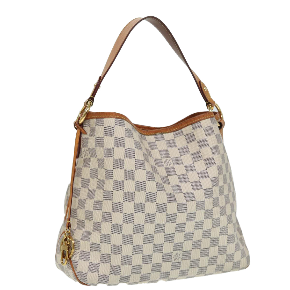 Louis Vuitton Delightful, Grey, Canvas, shoulder