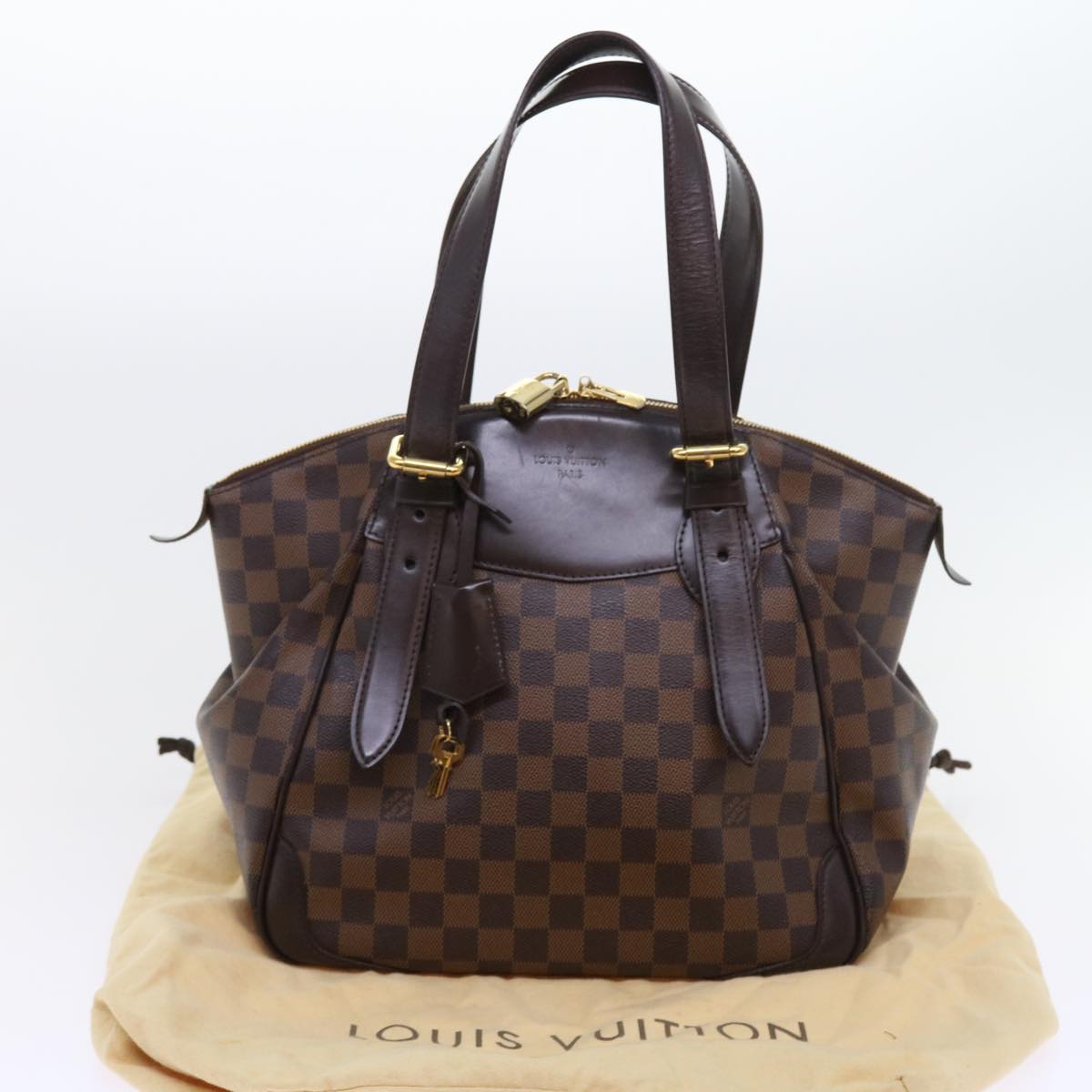 Louis Vuitton Verona, Brown, Canvas, shoulder