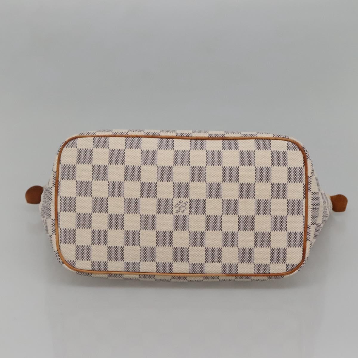 Louis Vuitton Saleya, White, Canvas, tote