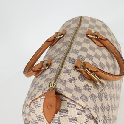 Louis Vuitton Speedy 30, White, Canvas, handbag
