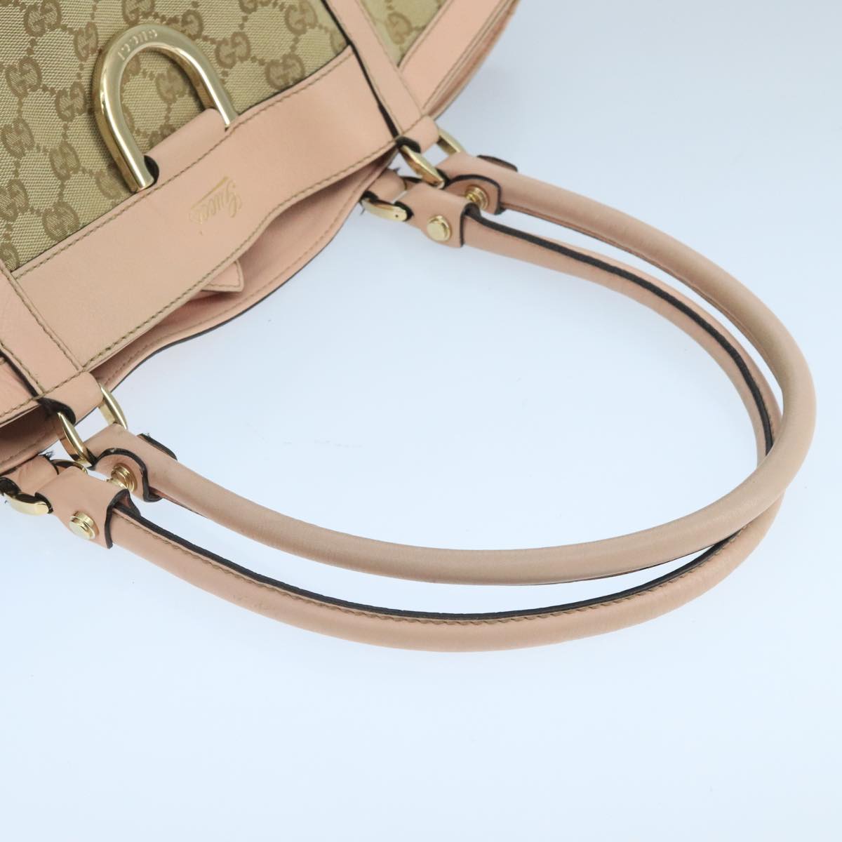 Gucci GG canvas, Beige, Canvas, tote
