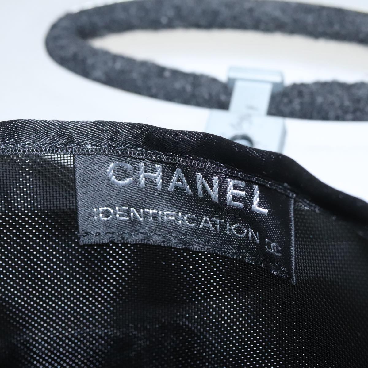 Chanel, Grey, Wool, handbag