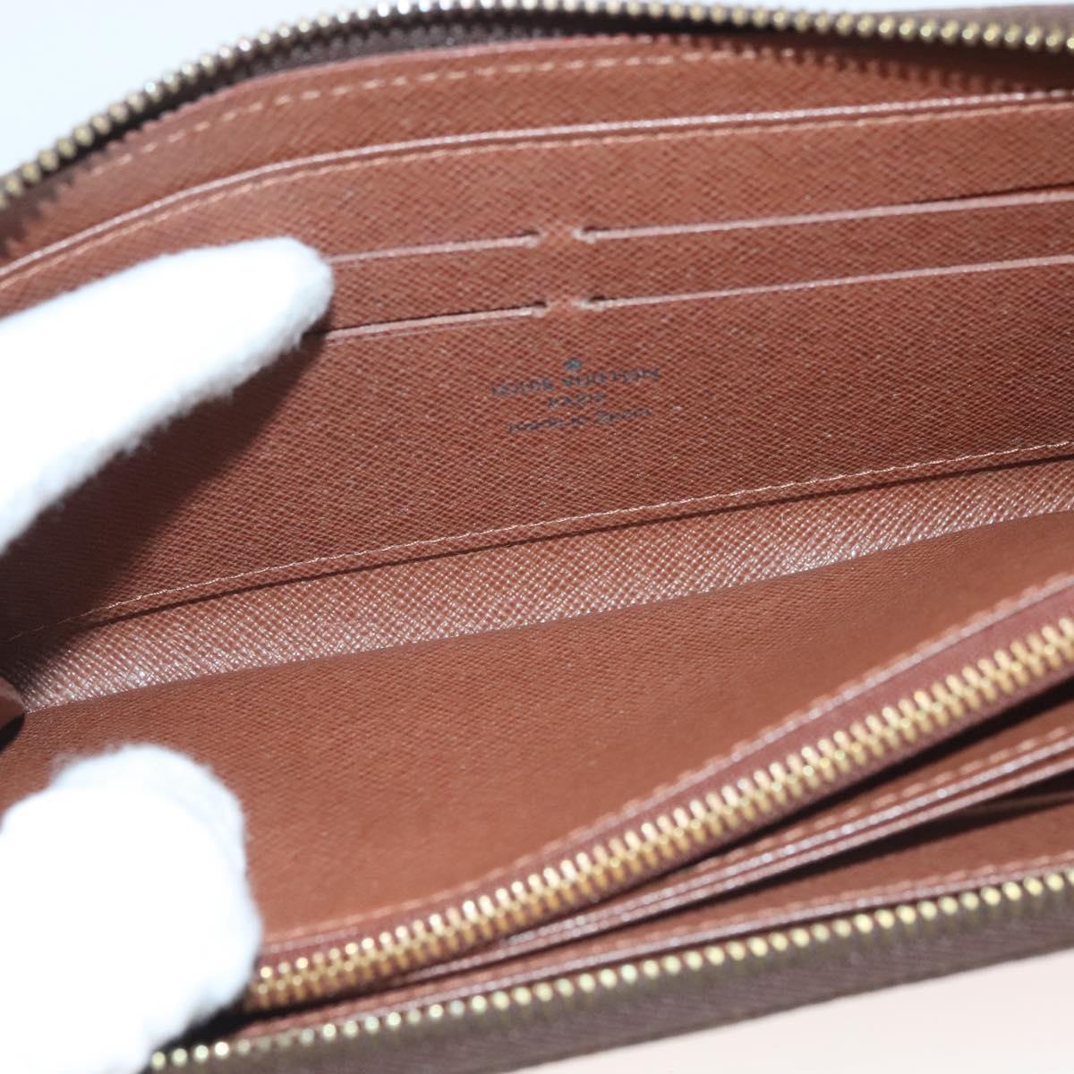 Louis Vuitton Zippy wallet, Brown, Canvas, wallet