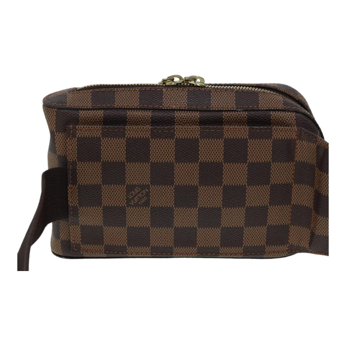 Louis Vuitton Geronimos, Brown, Canvas, clutch