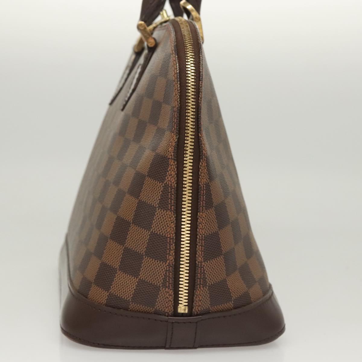 Louis Vuitton Alma BB, Brown, Canvas, handbag