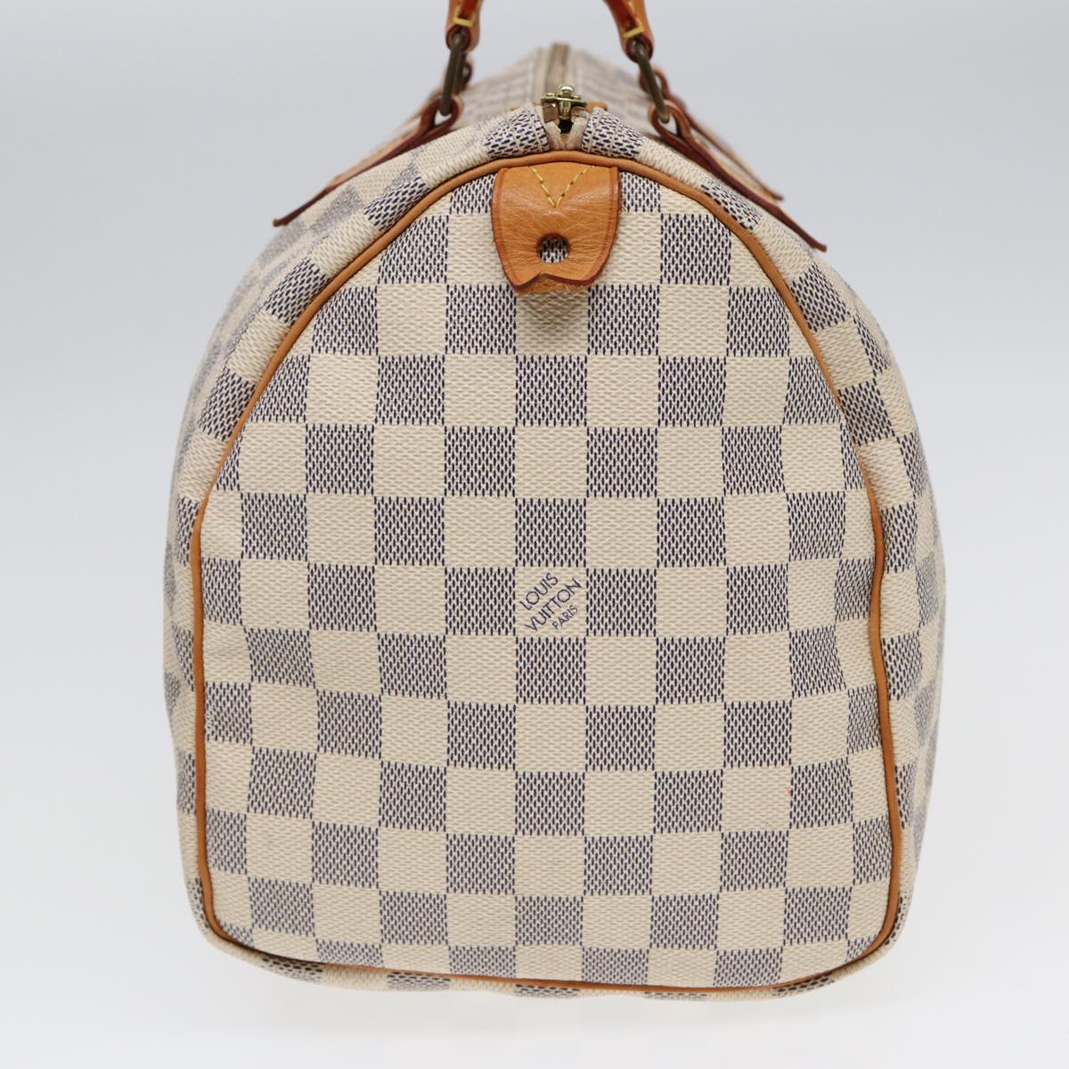 Louis Vuitton Speedy 30, White, Canvas, handbag