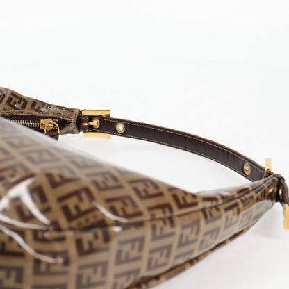 Fendi Zucchino, Brown, Canvas, handbag