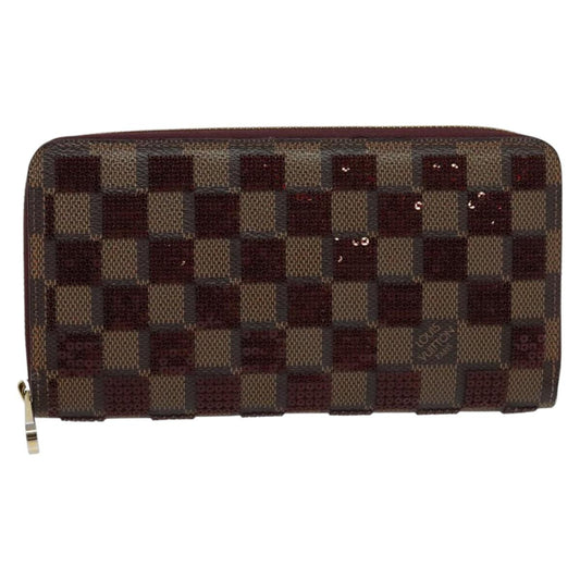 Louis Vuitton Zippy wallet, Brown, Canvas, wallet